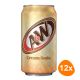 A&W - Cream Soda - 12x 355ml